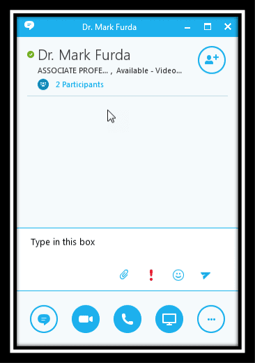 Image displaying instant messaging