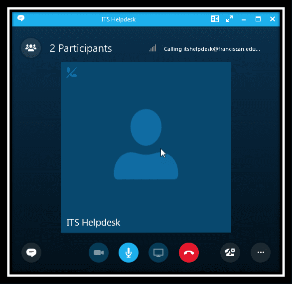 Image displaying a skype call