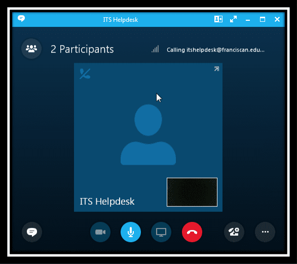 Image displaying a video call