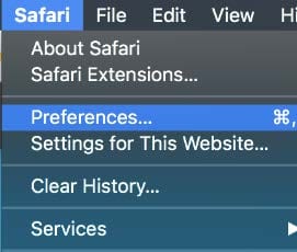 Image for step 1 for Safari